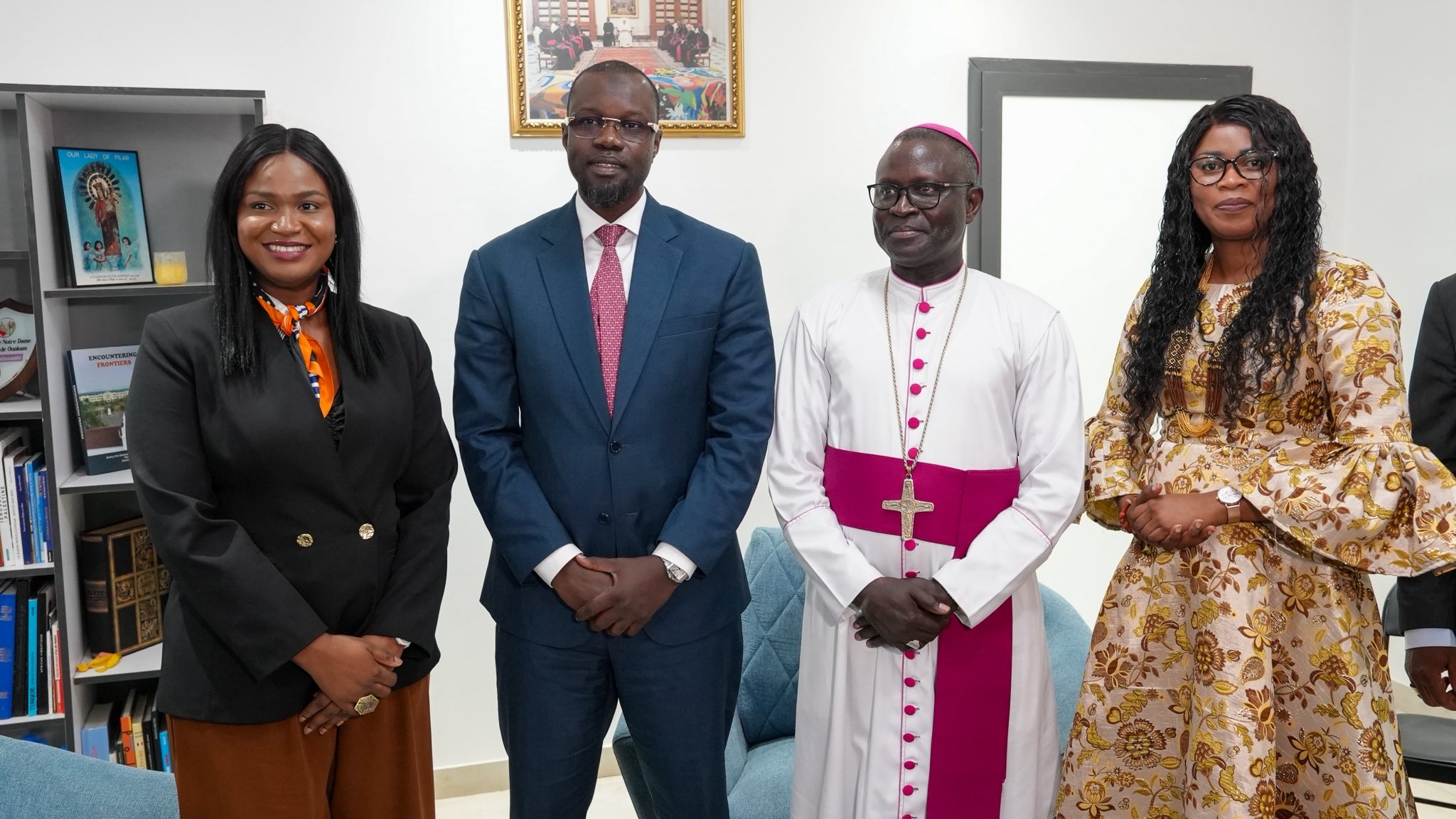 Prime Minister Ousmane Sonko meets Dakar Archbishop ahead of Popenguine pilgrimage