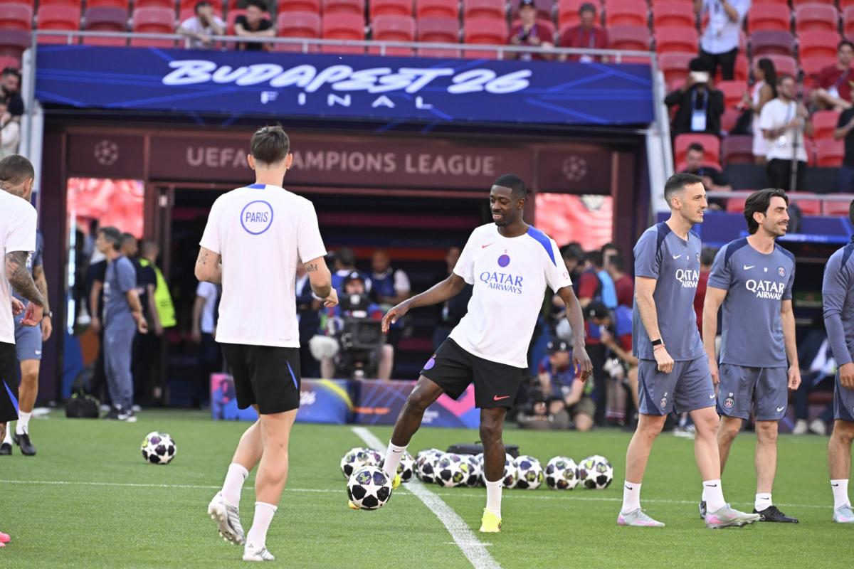 Dembélé tested ahead of Champions League final after right calf injury