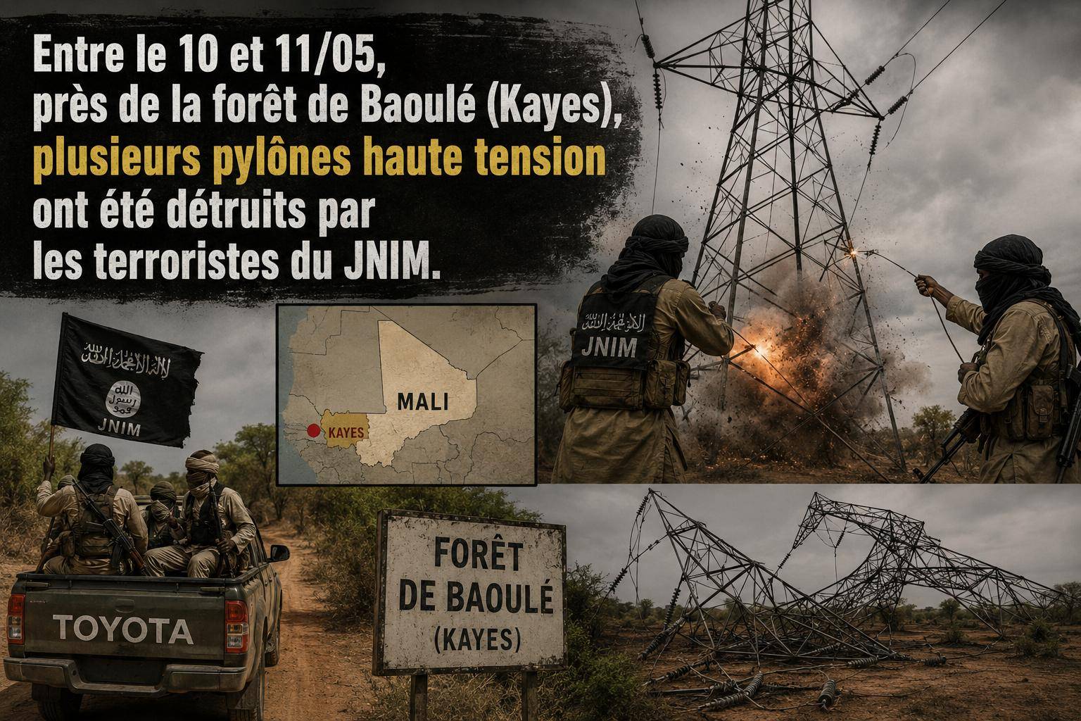 Terrorist attacks cripple Mali’s power grid amid rising heat and instability