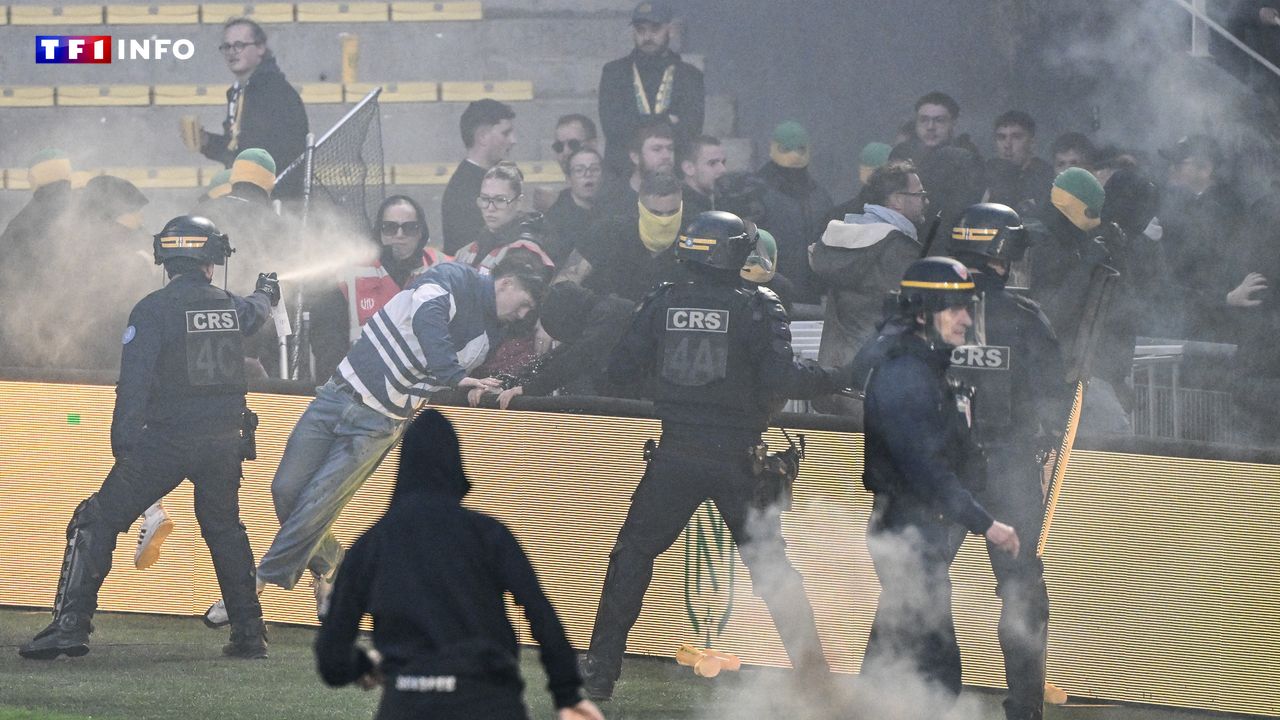 Nantes-toulouse match abandoned after pitch invasion and flares