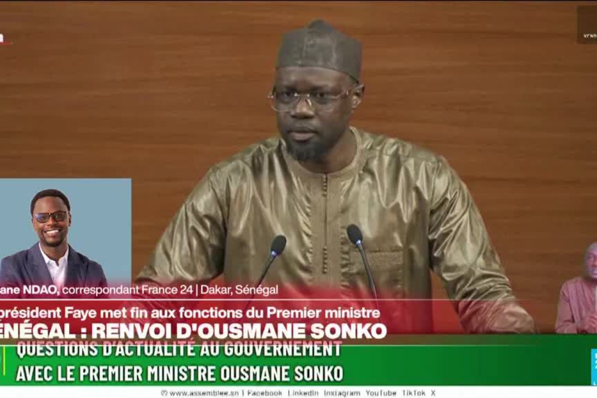 Senegal’s president sacks Prime Minister Ousmane Sonko