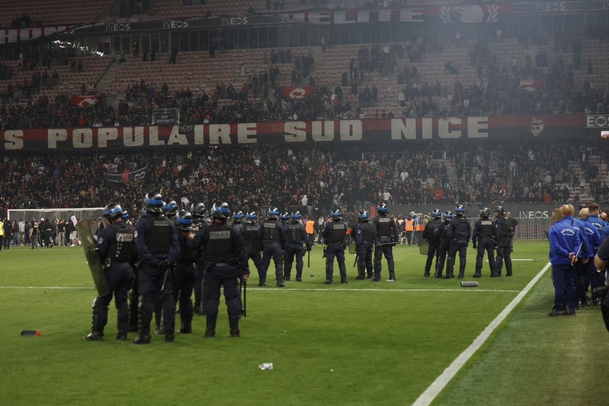 OGC Nice handed two empty-stadium matches after Allianz Riviera chaos