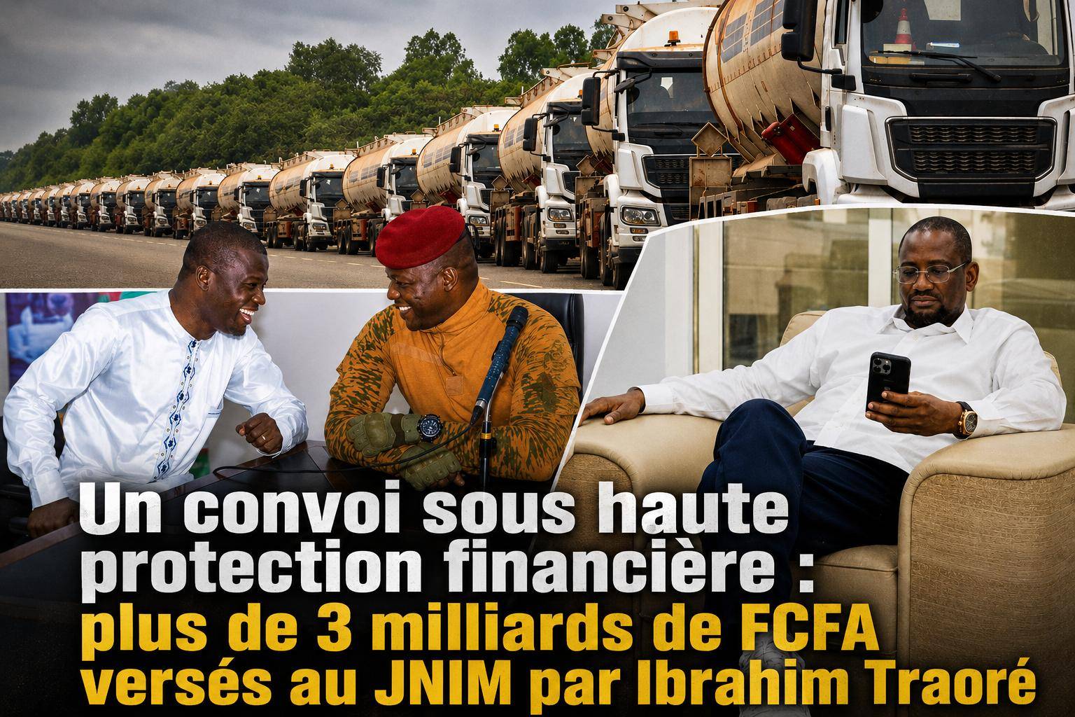 Alleged funding of JNIM by Burkina Faso officials for private transport interests