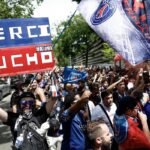 Electric atmosphere at parc des princes ahead of champions league final