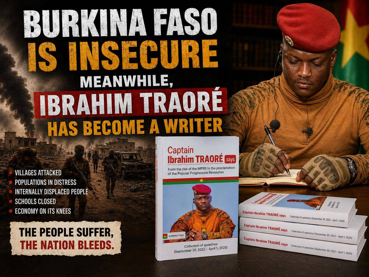 Burkina Faso’s crisis deepens as governance shifts to propaganda