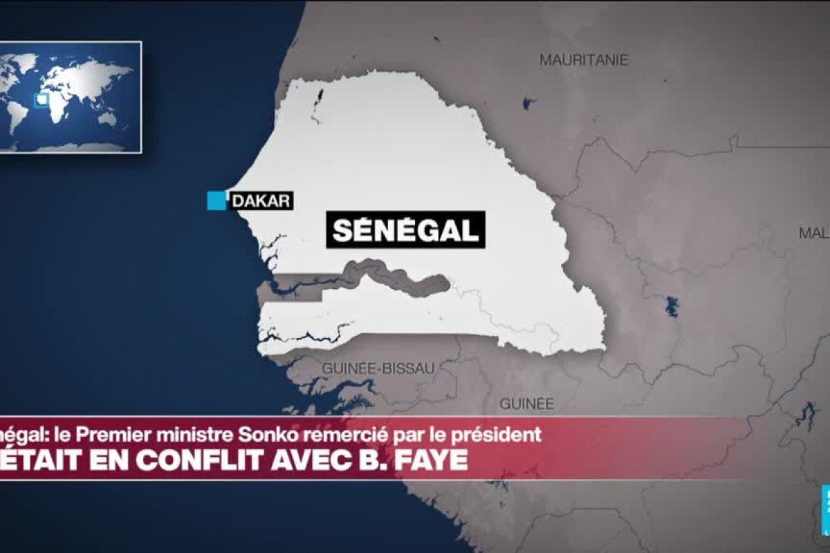 Sénégal: president Bassirou Diomaye Faye removes prime minister Ousmane Sonko
