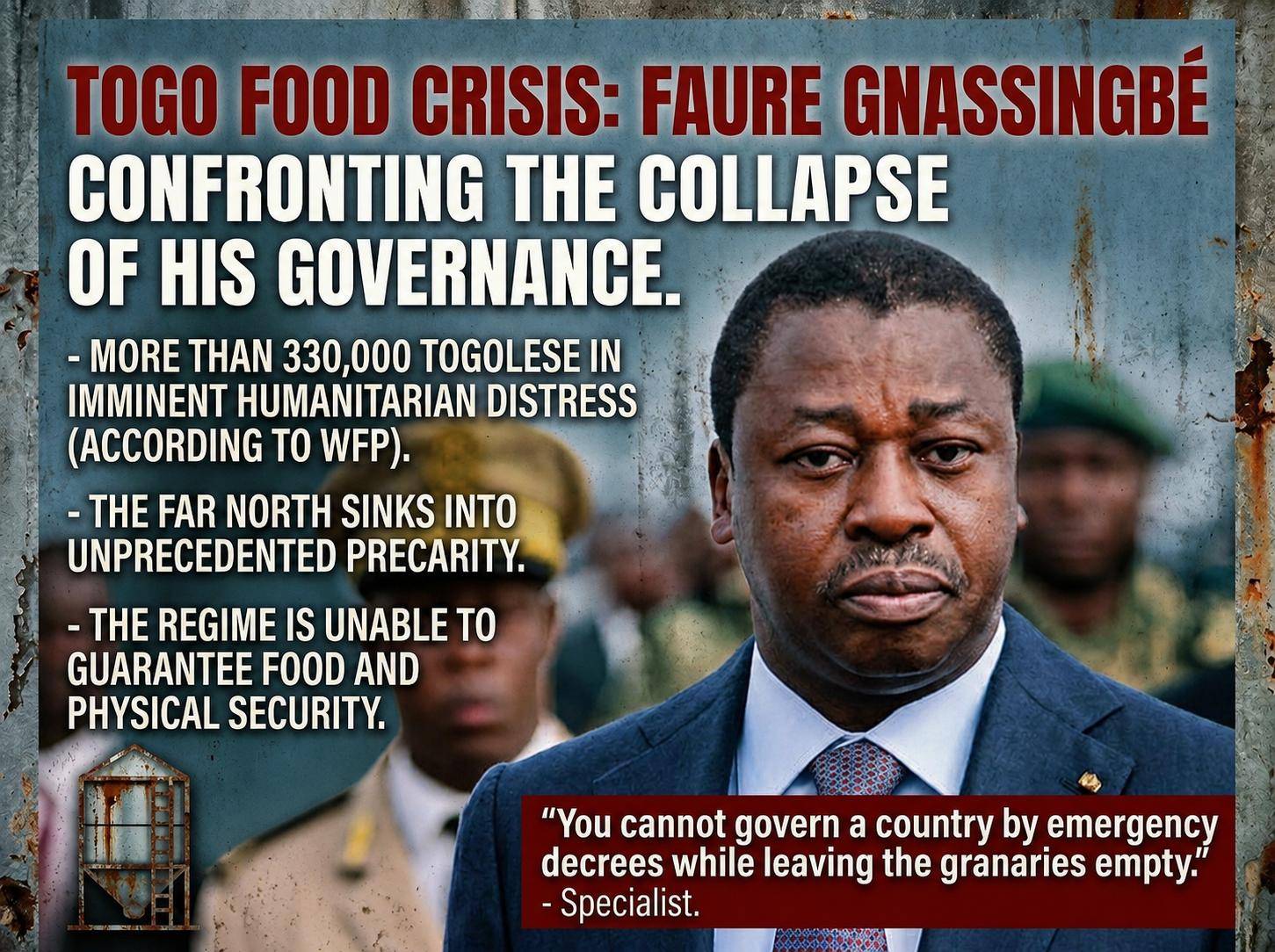 Togo’s deepening food crisis: a test of governance