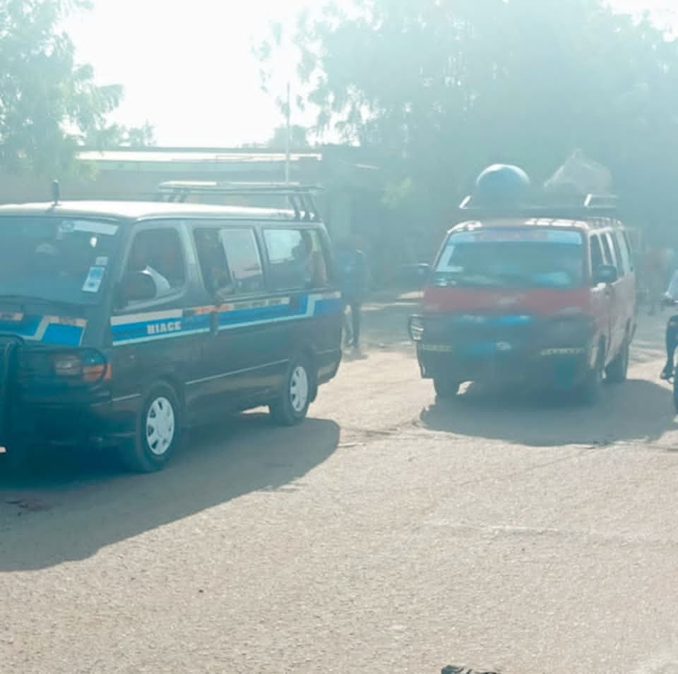 N'Djamena minibus traffic congestion