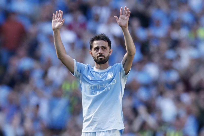 bernardo silva bidding farewell to etihad stadium