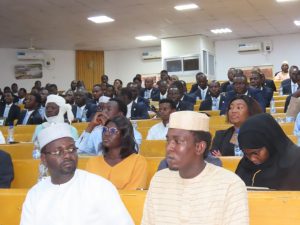 Albert Pahimi Padacké addressing the conference on decentralization and provincial councils