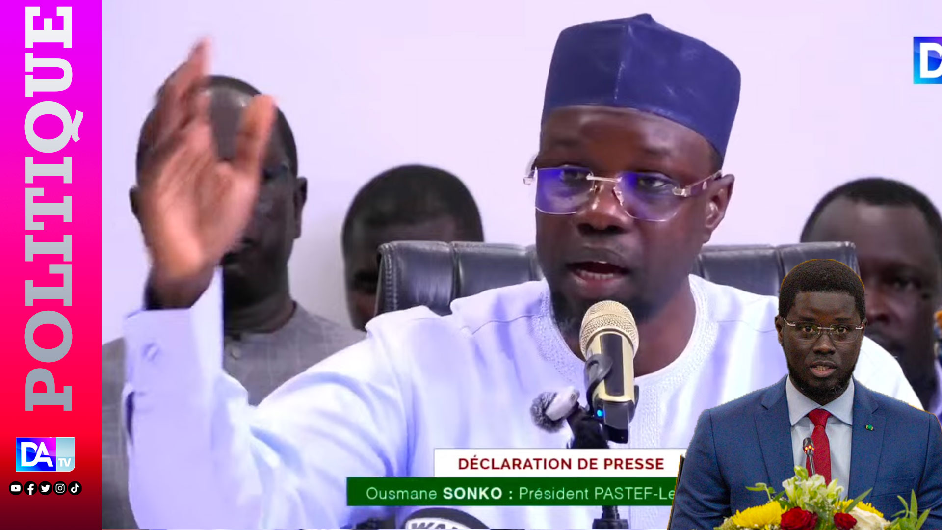Ousmane Sonko clarifies stance on Senegal government participation