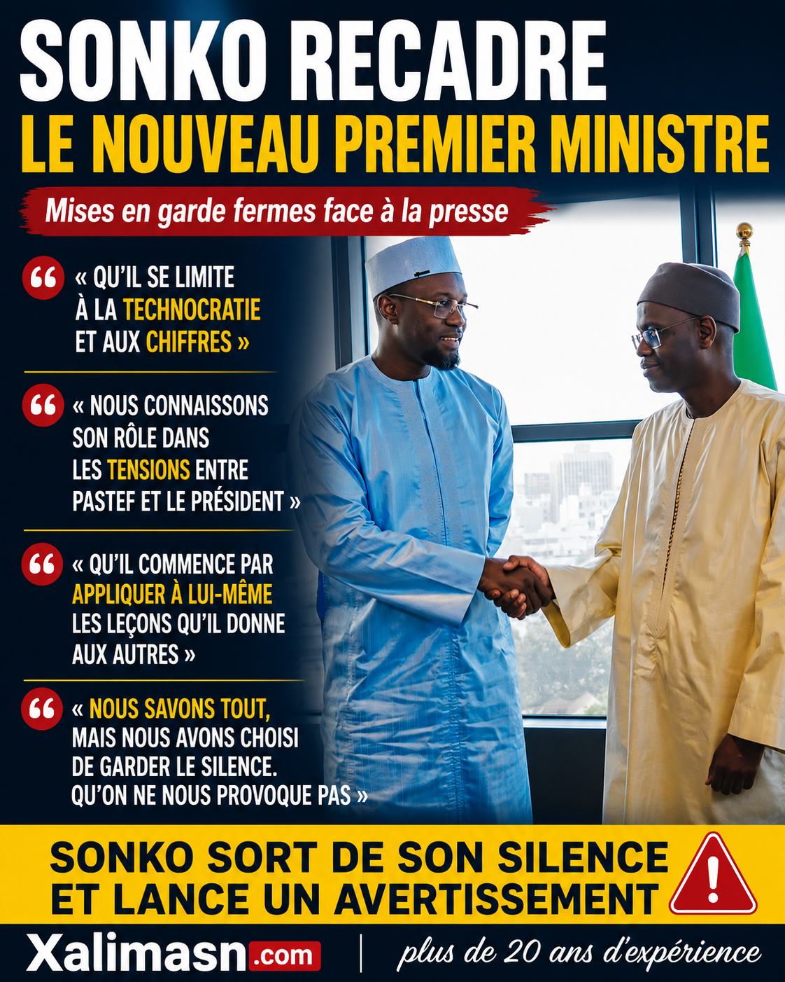 Ousmane sonko delivers historic speech in wolof as Senegal’s assembly president