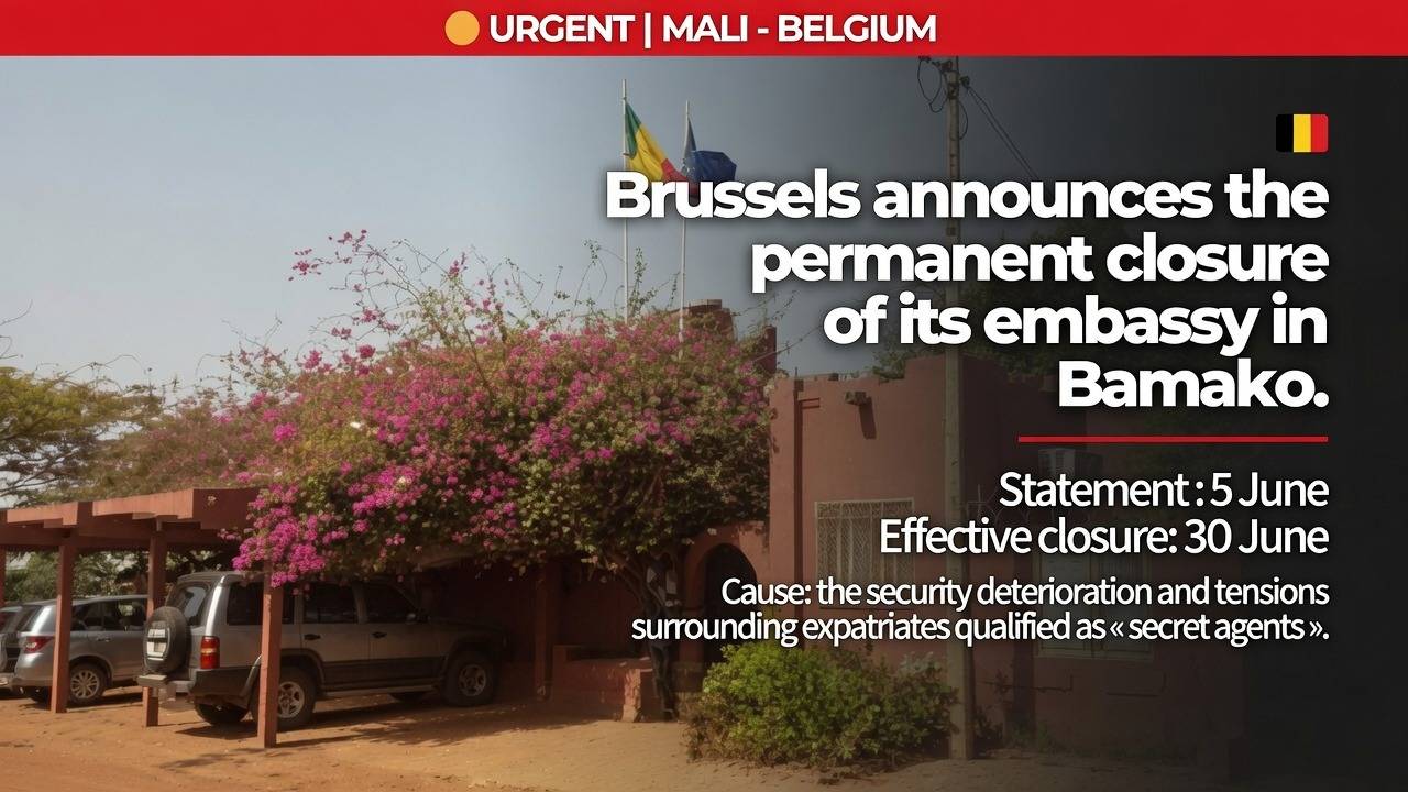 Belgian embassy closure in Mali signals deeper diplomatic rift