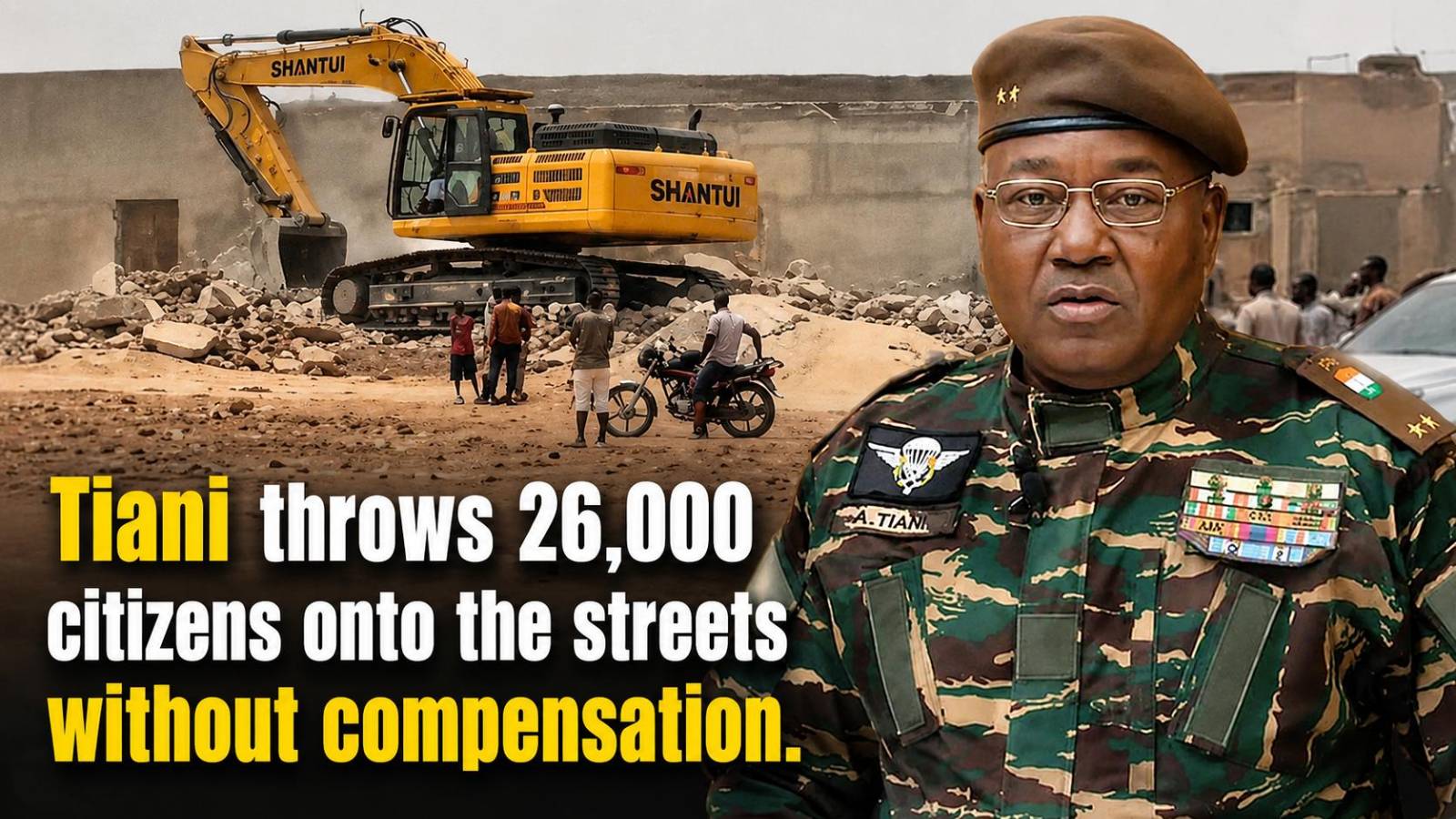 Forced evictions in Niamey leave 26,000 without shelter or compensation