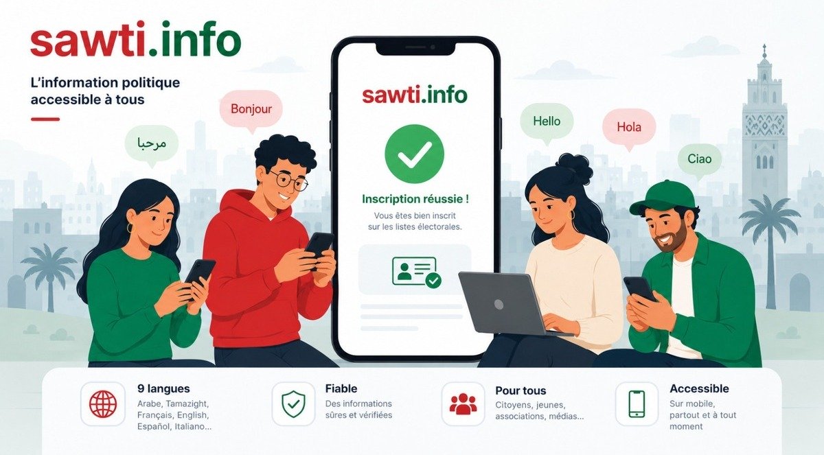 Sawti: a multilingual platform to simplify political information access in Morocco