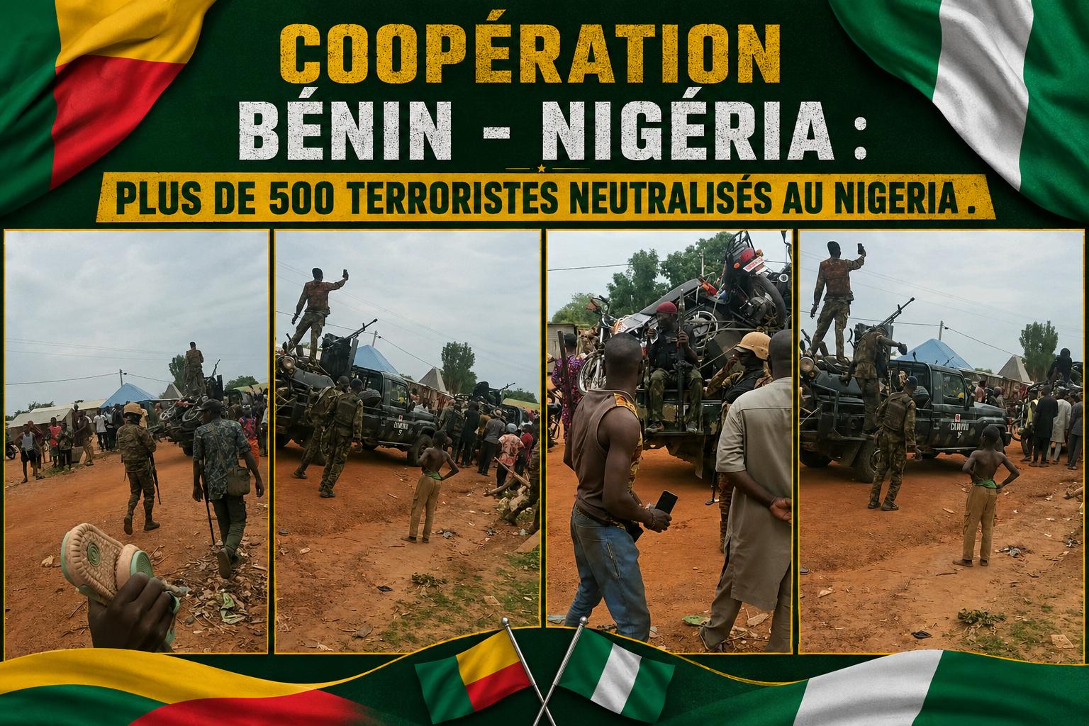 Joint operation by Bénin and Nigeria neutralizes 500 terrorists, Babanna celebrates