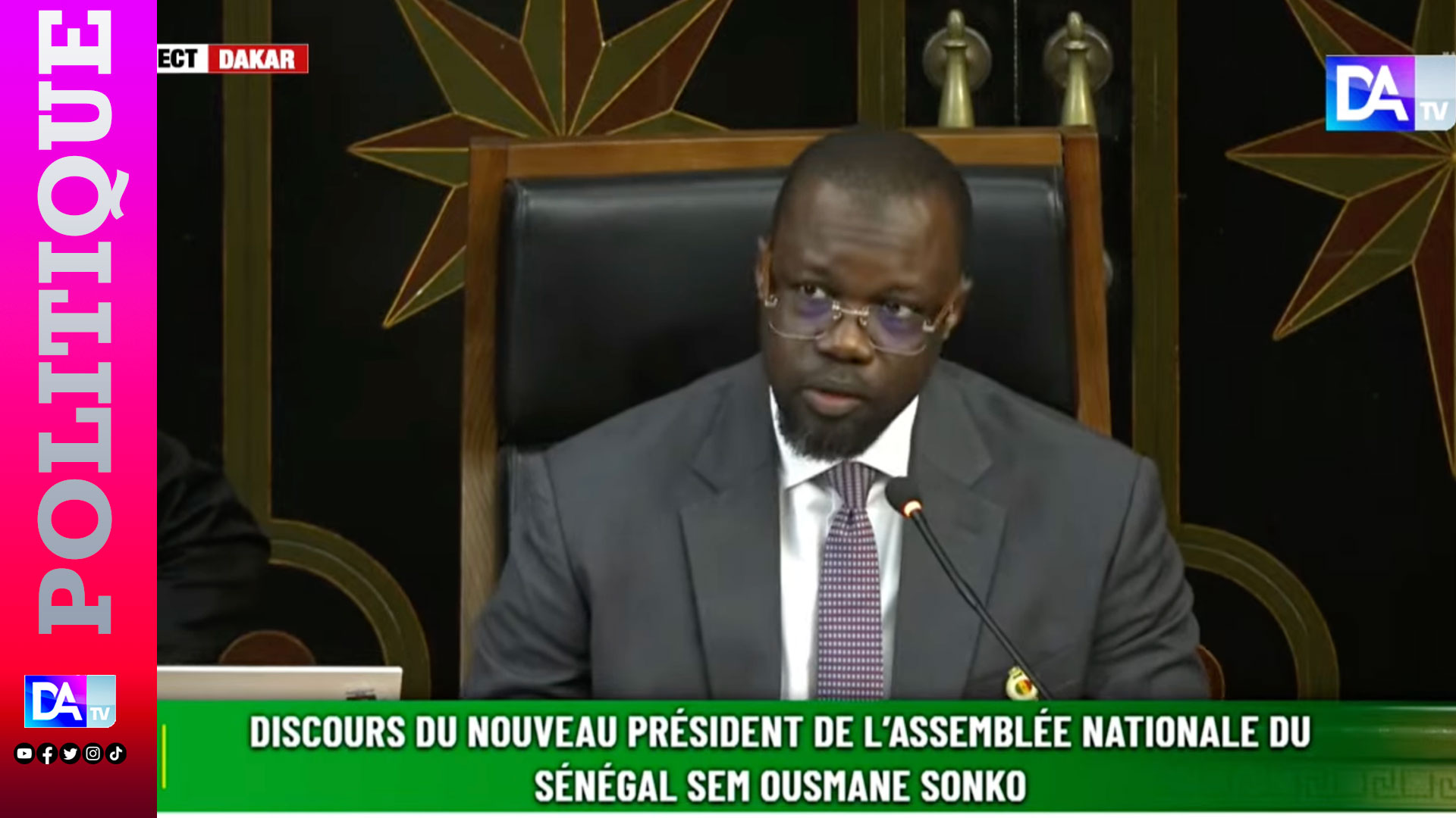 Senegal national assembly demands removal of ousmane sonko