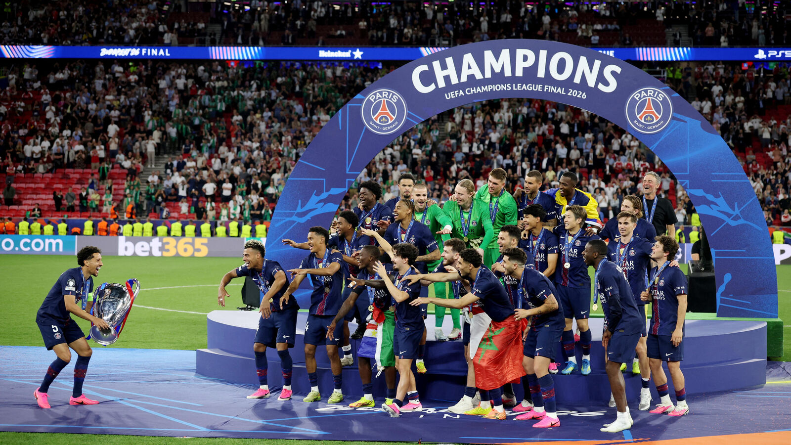 Psg claims historic 2026 champions league double with arsenal final triumph