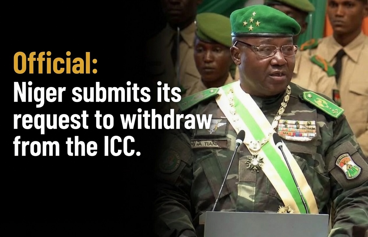 Niger initiates formal withdrawal from international criminal court