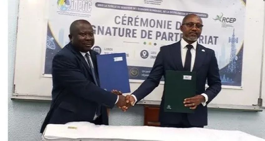 Signing of cooperation agreement between INPTIC and ARCEP in Gabon
