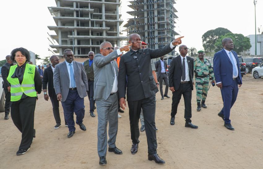 President Oligui Nguema inspects coastal development projects in Libreville