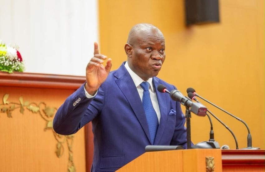 President Oligui Nguema addressing Gabon