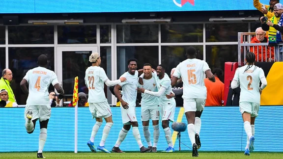 Ibrahima Konaté and Kylian Mbappé