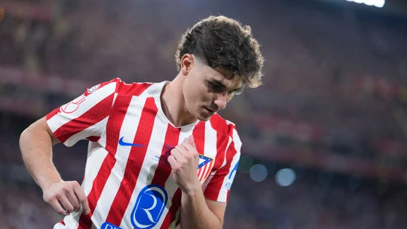 Julian Alvarez in action for Atletico Madrid