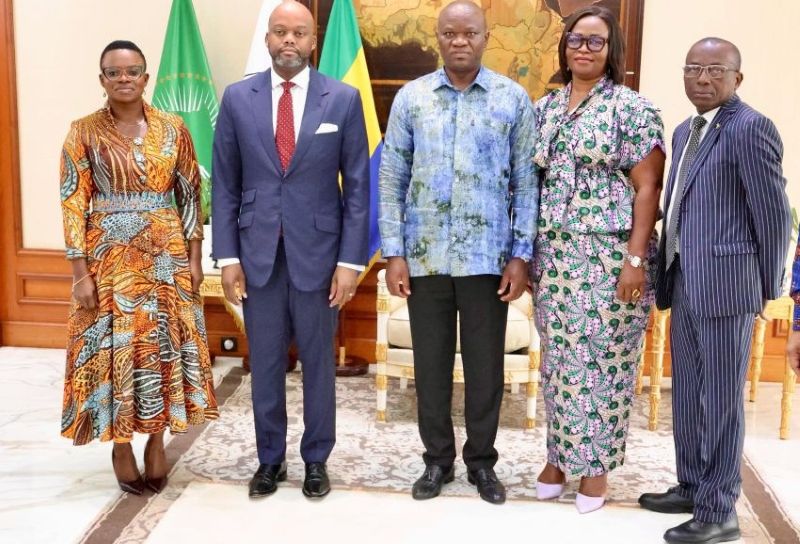 Delegation of the AfCFTA received by Gabonese President Oligui Nguema in Libreville