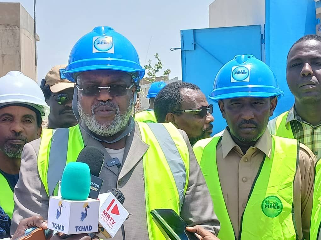 Chad flood control infrastructure inspection in N'Djamena