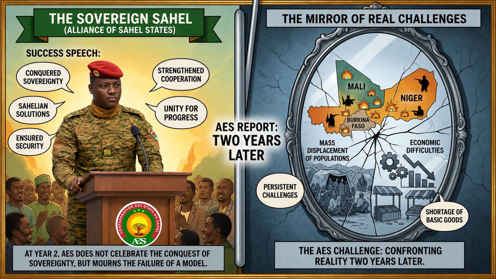 Two years of AES: sovereignty rhetoric meets harsh realities in Sahel nations