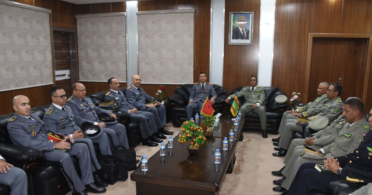 Mauritanian president hosts moroccan military delegation for strategic talks
