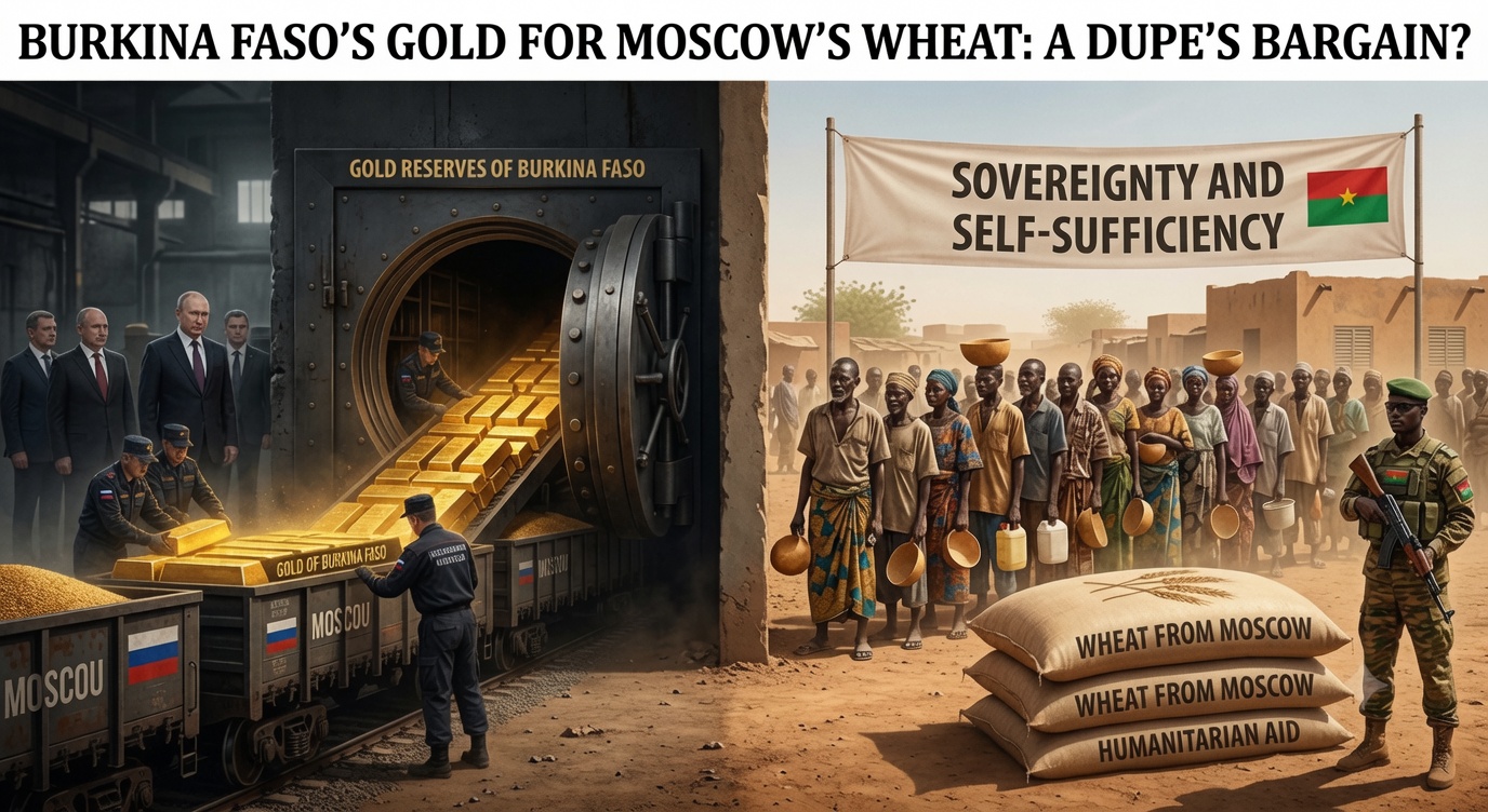 Burkina Faso’s gold for Moscow’s wheat: a bitter exchange of sovereignty