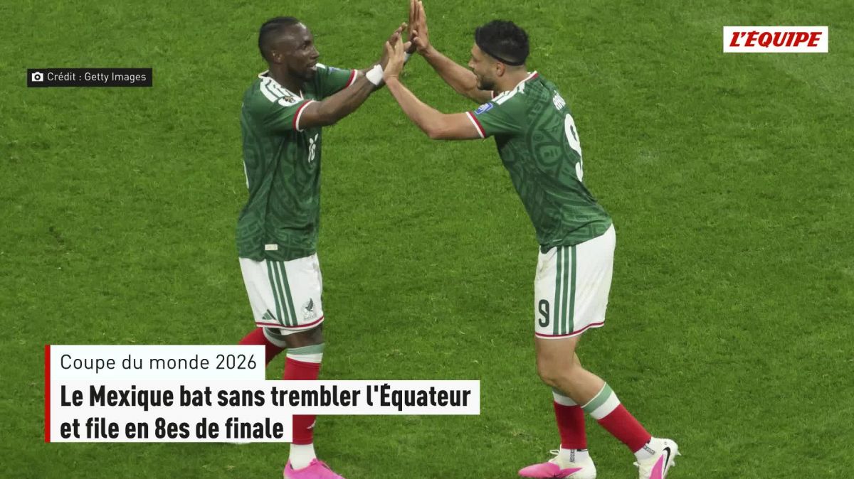 Mexico secures knockout stage spot after dominant win over Ecuador
