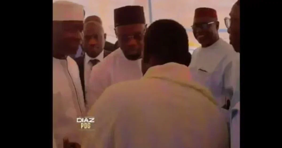 Sonko pays respects to family of Jaraaf Papa Youssou Ndoye in Ouakam
