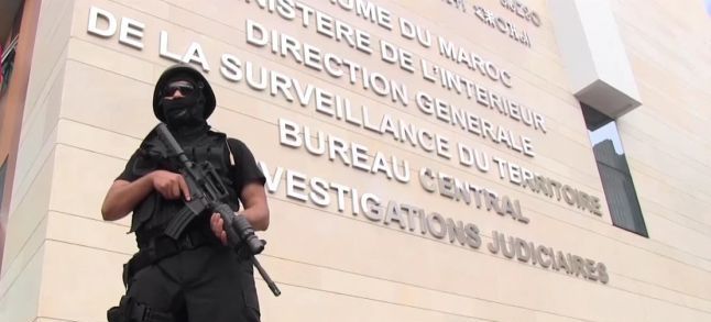Moroccan security forces during counter-terrorism operation