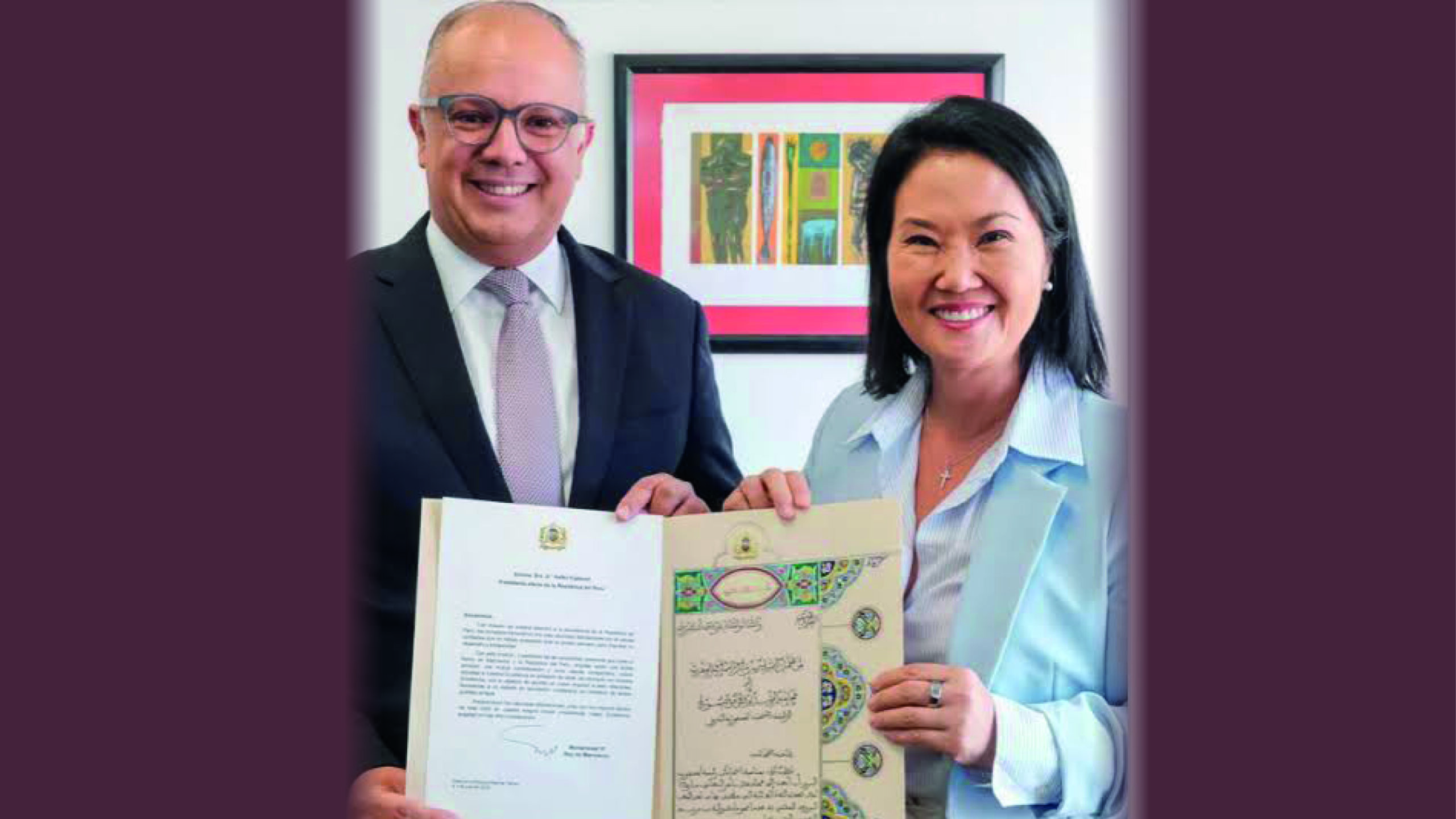 Morocco-Peru meeting