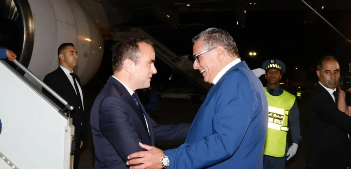 French Prime Minister Sébastien Lecornu arrives in Rabat