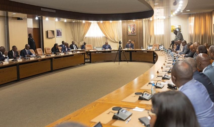 Budget conference in Libreville