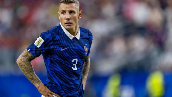 Lucas Digne in action for Aston Villa