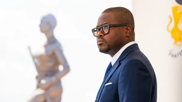 President Romuald Wadagni of Benin during his 2024 inauguration ceremony