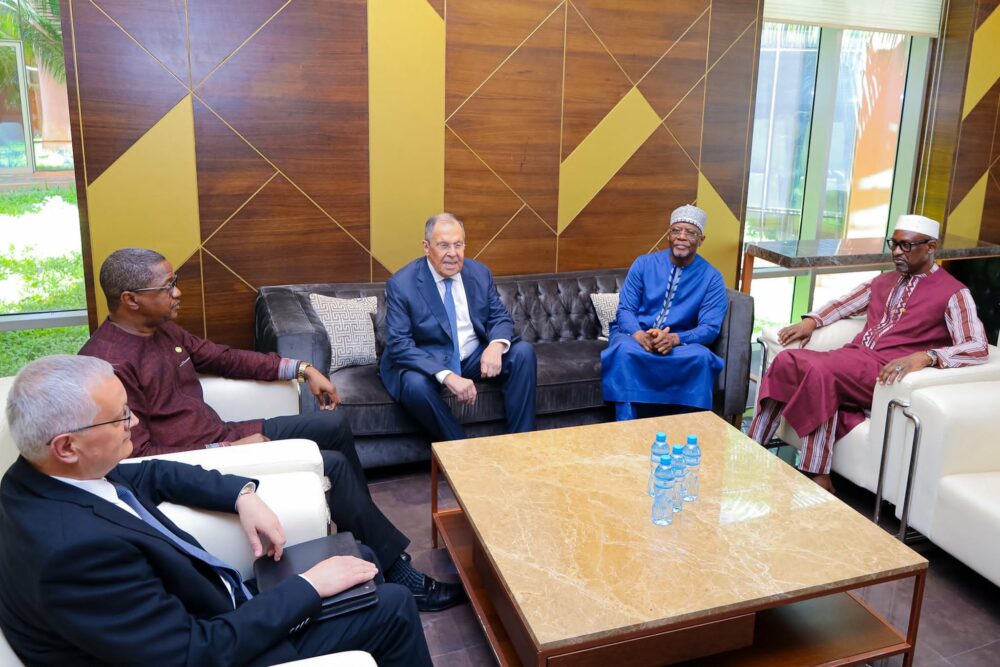 Senior diplomats from AES member states and Russia in Niamey