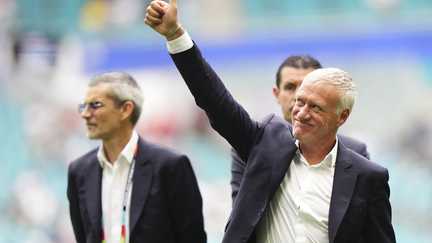 Didier Deschamps during France vs England, July 18, 2026, in the World Cup small final in Miami