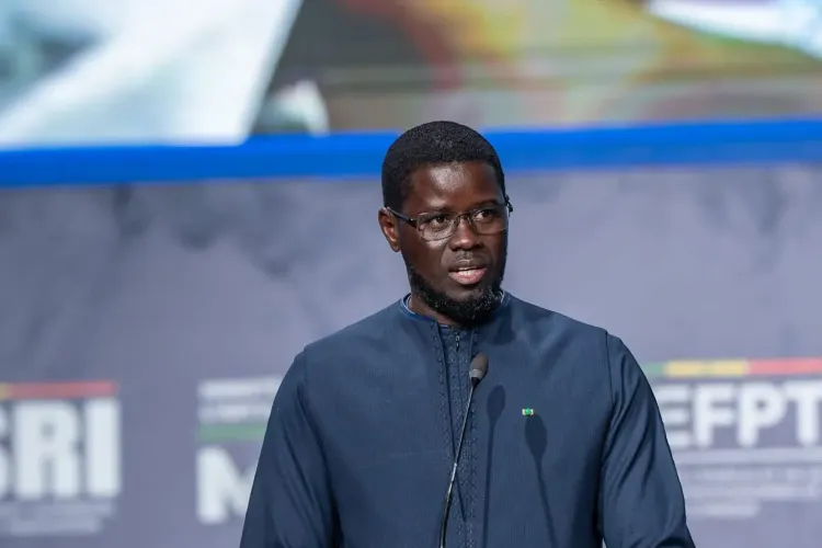 Senegalese President Bassirou Diomaye Faye.