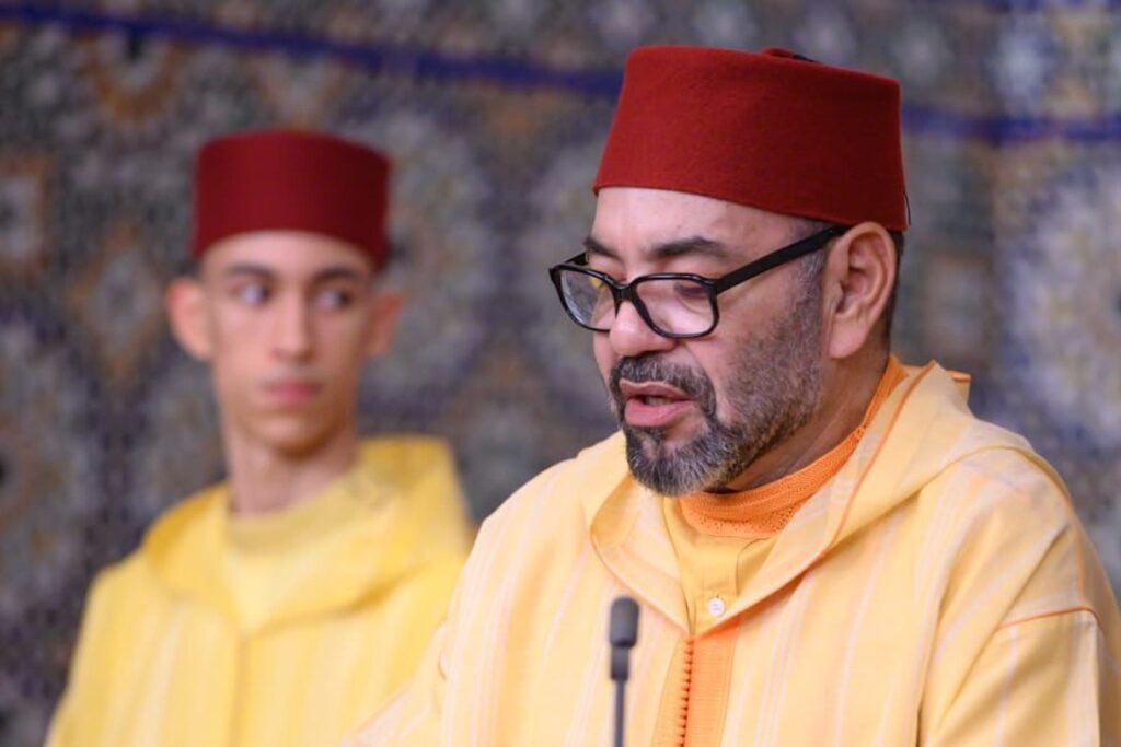 King Mohammed VI and Crown Prince Moulay Hassan