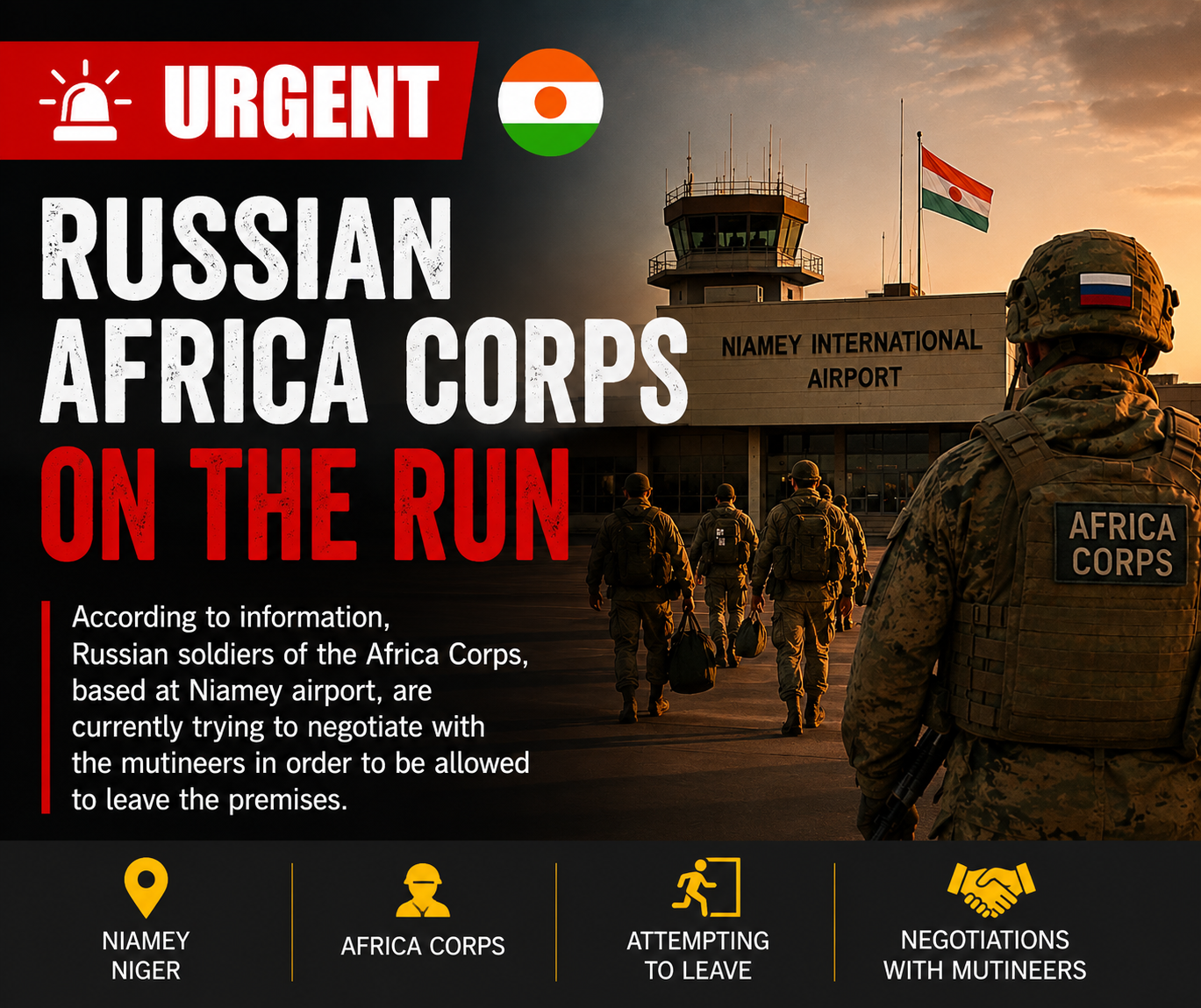 Niamey’s security dilemma: the alleged departure of Africa Corps