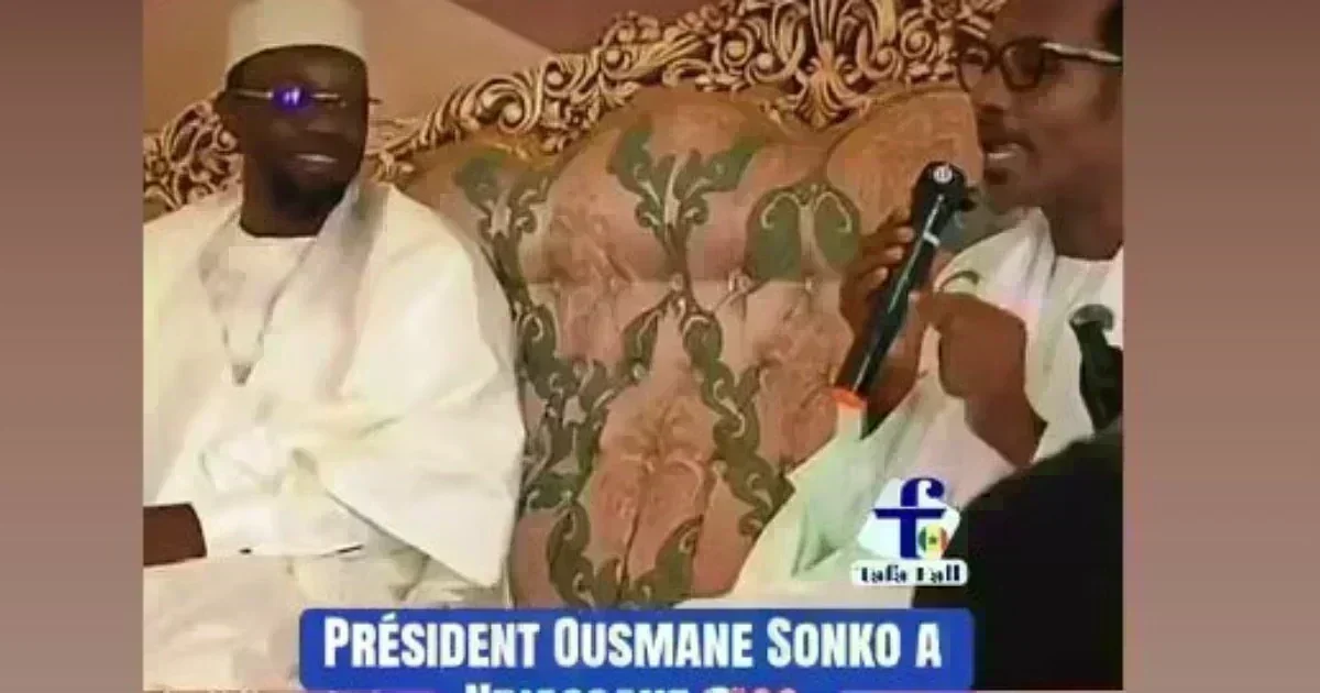 Religious endorsement for ousmane sonko in ndiassane