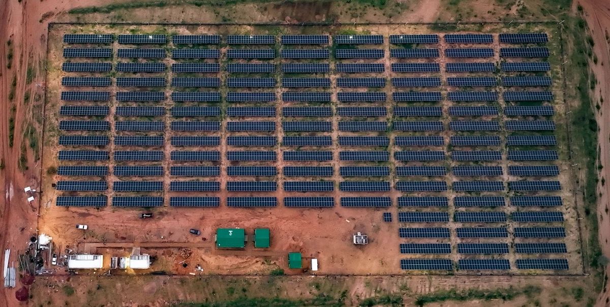 Chad's Adré solar plant inauguration event