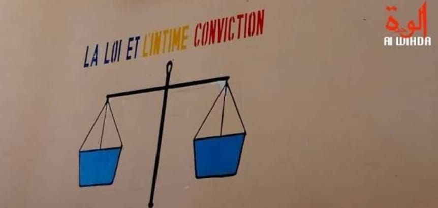N’Djamena courtroom scene