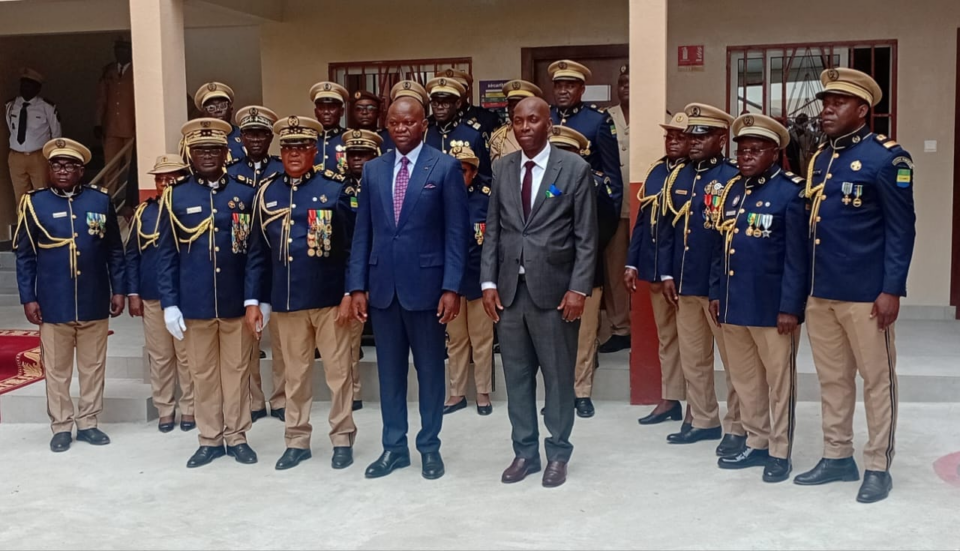 Gabon's new penitentiary security headquarters building